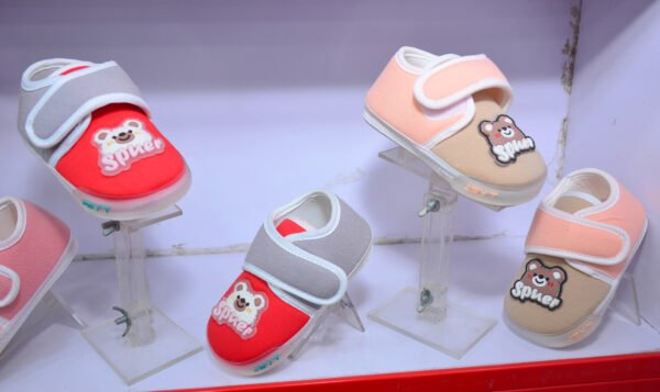 New Born Baby Soft Bear Character Booties