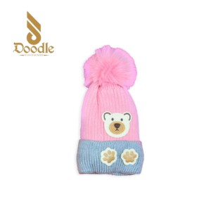Baby Soft Wool Cap Beanie with Pom Pom