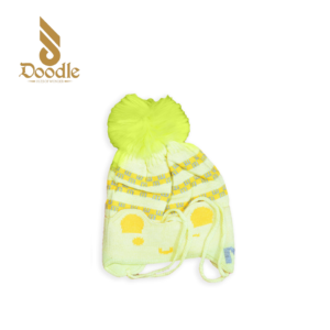 Baby Wool Cap With Pom Pom